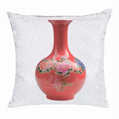 Uncommon Customized Gift Four Photos Sequin Pillow Name Gift